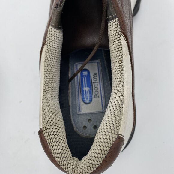 FootJoy DryJoys Tour Golf Saddle Leather Men’s Sz 9 W Opti Flex 2 Golf #59961 main image 8